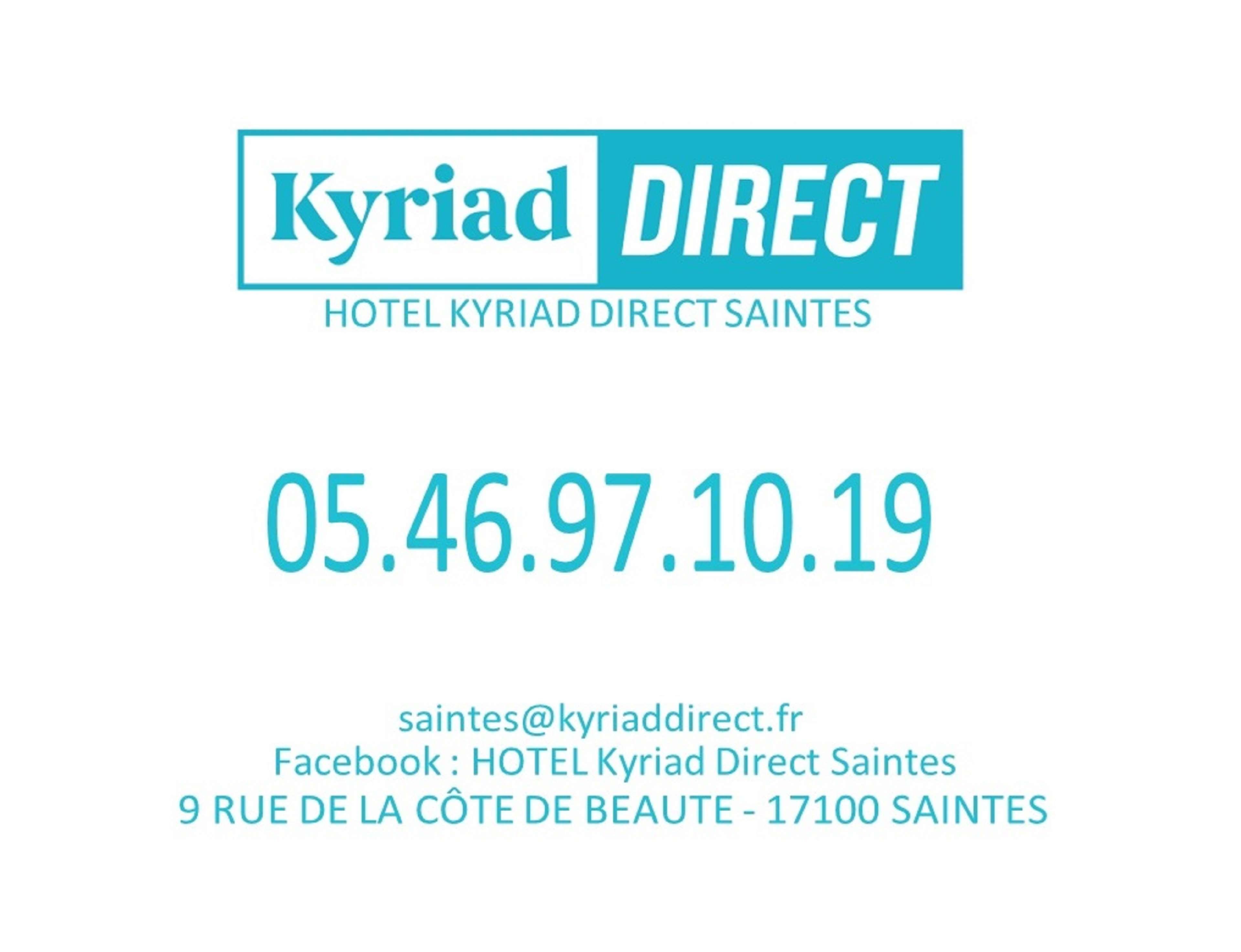Kyriad Direct Saintes Buitenkant foto